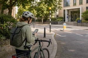 AI-generated editorial illustration for A Calm Checklist for Planning a City Bike Journey